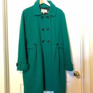 Old Navy Gorgeous Green Knee Length Coat